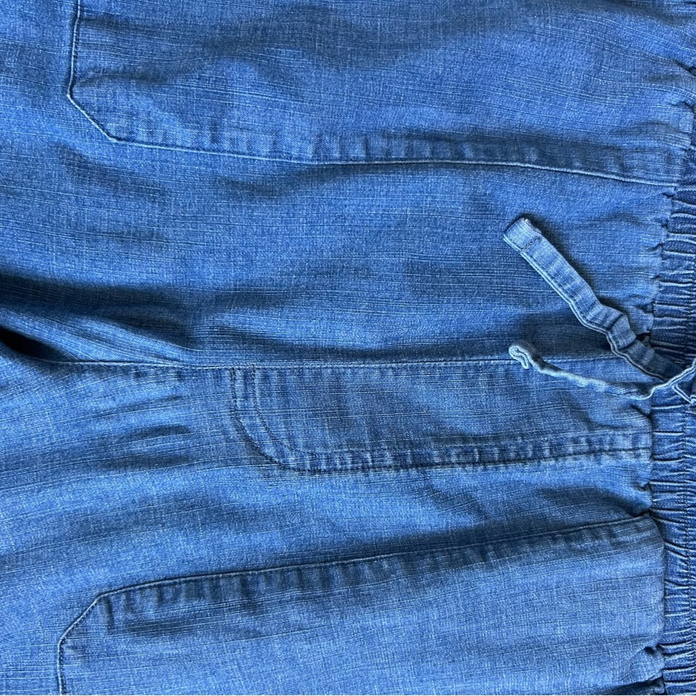 Hurley Girls Chambray Cargo Style Joggers size XL - Picture 9 of 10